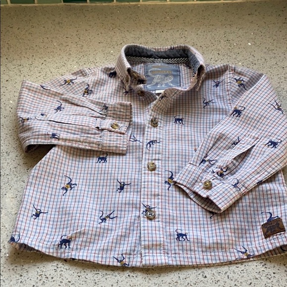 Monsoon Button Down Dress Shirt Toddler - Picture 3 of 14